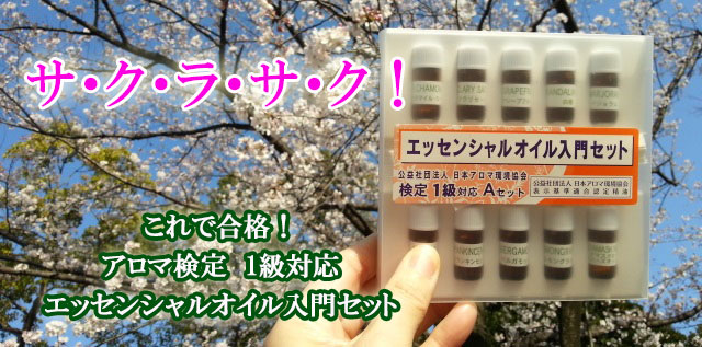 アロマ検定対策 精油セット